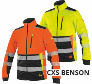 Pánská výstražná softshellová bunda CXS BENSON