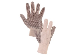 Textilní rukavice CXS GABO s PVC terčíky