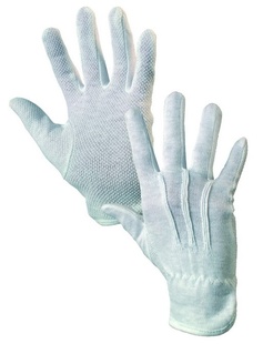 Textilní rukavice MAWA s PVC terčíky