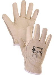 Zimní kožené rukavice URBI WINTER