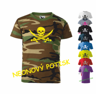 Pirátské dětské tričko