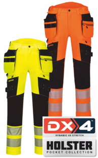 Kalhoty PORTWEST DX4™ HiVis s kapsou na zip