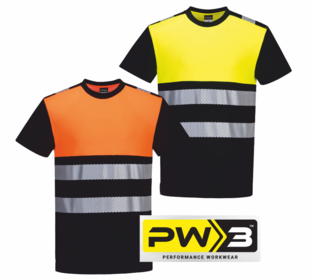 Tričko PORTWEST PW3™ HiVis Třída 1