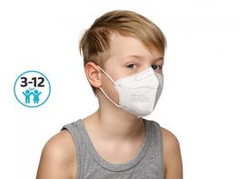 Dětský respirátor FFP2 s CE bílý