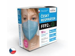 Dětský respirátor FFP2 modrý